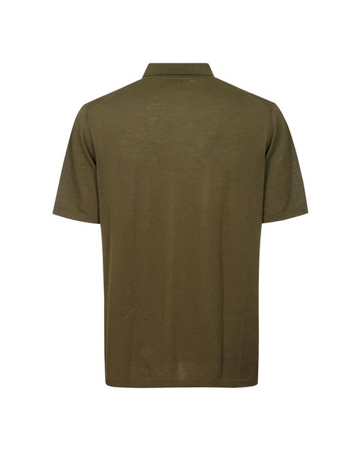 Roberto Collina Green Short Sleeve Shirts for men