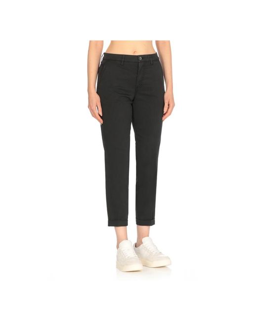 Fay Cropped Trousers in het Gray