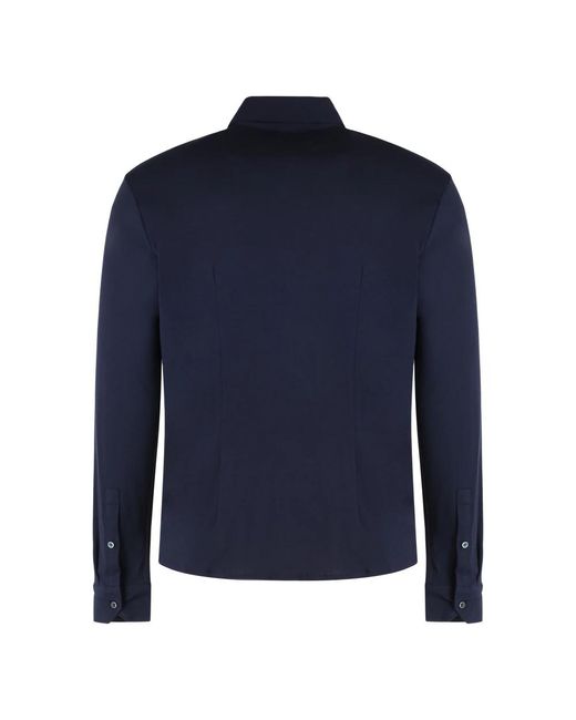 Moorer Overhemden ,Blauw ,Katoen Montalcino Shirt in het Blue voor heren