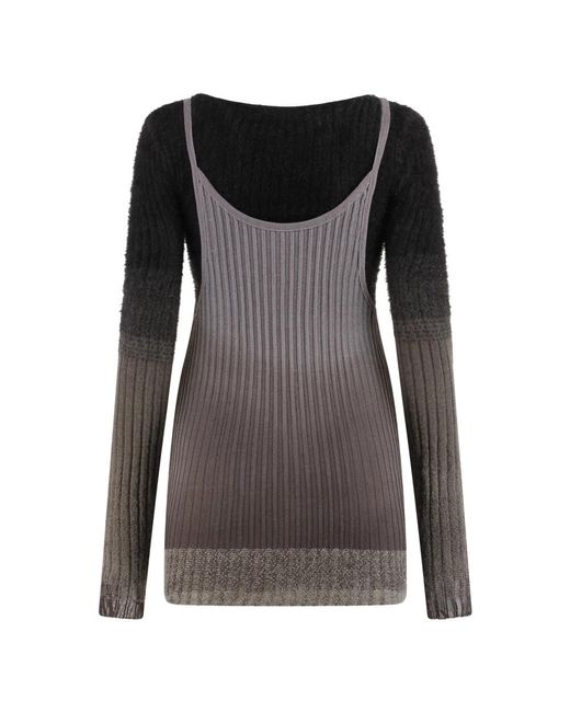 The Attico Brown Knitted Dresses for men
