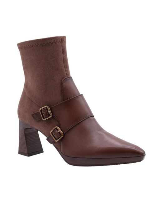 Hispanitas Brown Heeled Boots