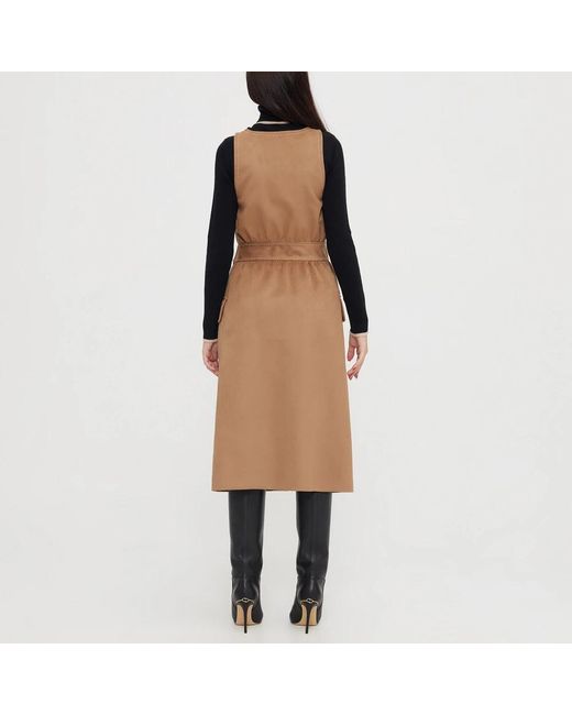 Moschino Natural Shirt Dresses