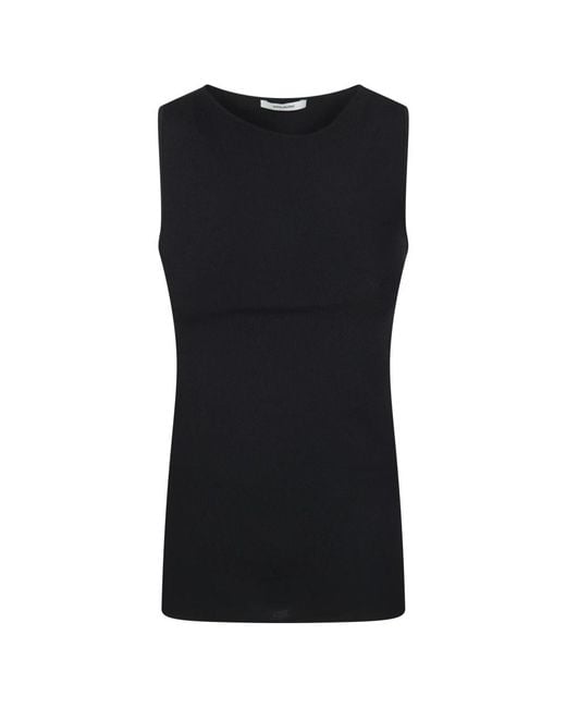 Entire studios Black Sleeveless Tops