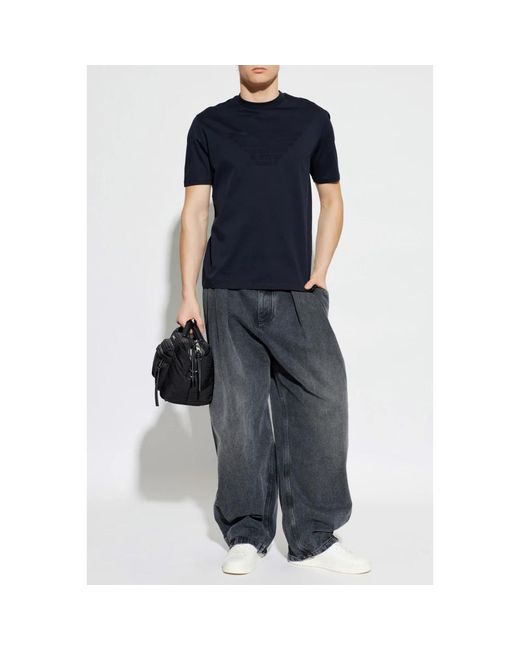 Emporio Armani Blue T-Shirts for men