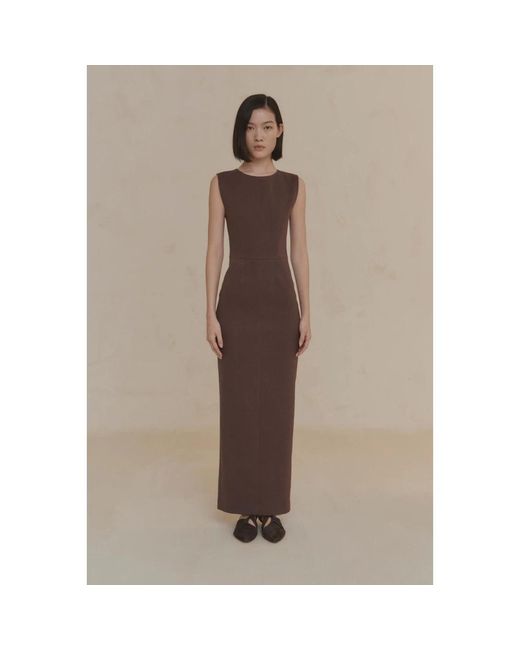 Cortana Brown Maxi Dresses