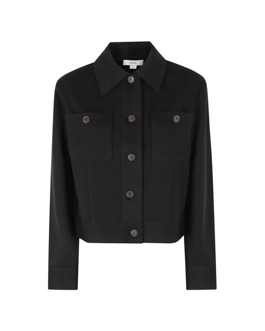 Vince Ponte Knit Jas in het Black