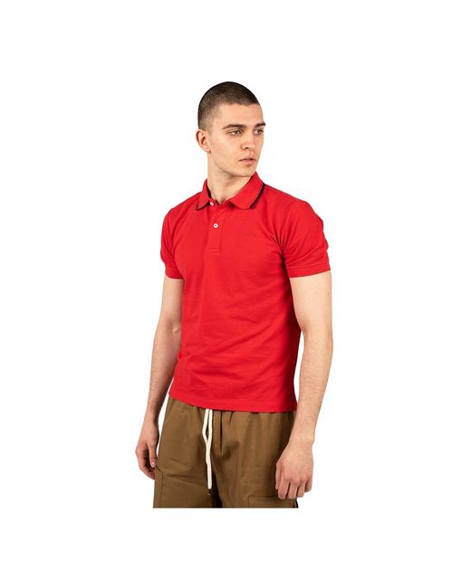 Geox Tops ,Rood ,Katoen Polo Shirt in het Red voor heren