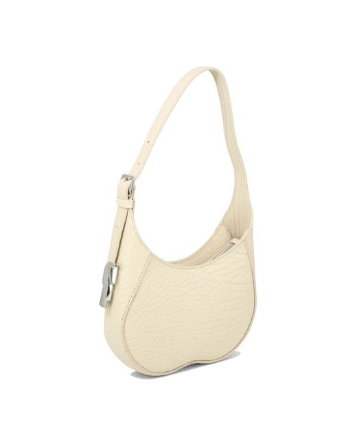 Burberry Witte Schoudertas Elegant Ontwerp in het Natural