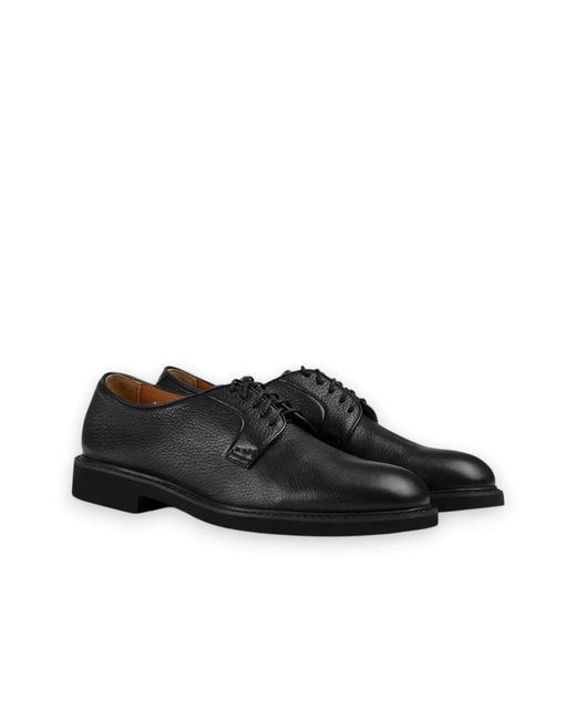 Doucal's Black Business Shoes for men