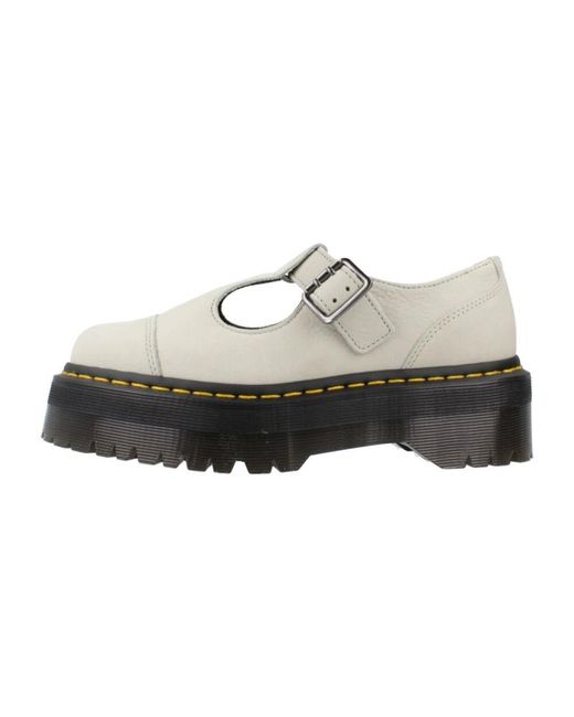 Dr. Martens White Klassische lederschuhe für frauen