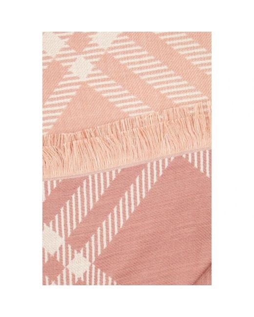 Burberry Pink Winter Scarves