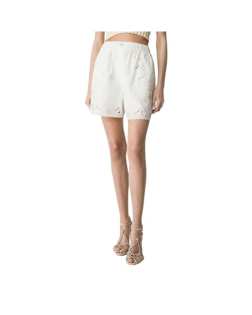 Forte_forte White Casual Shorts