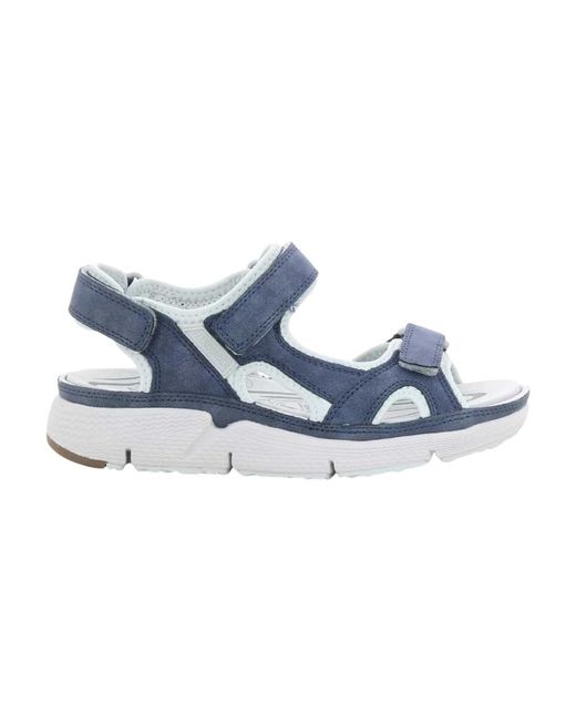 Flat Sandals di Allrounder in Blue