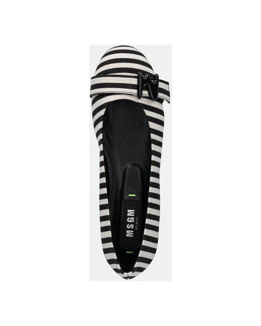 MSGM Ballerina's in het Black