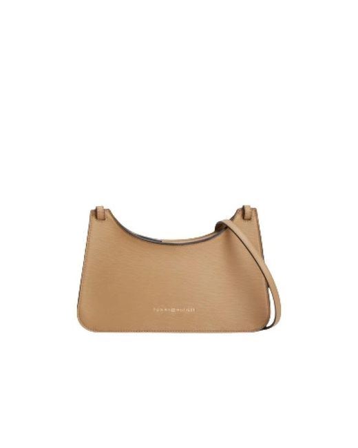 Tommy Hilfiger Natural Shoulder Bags