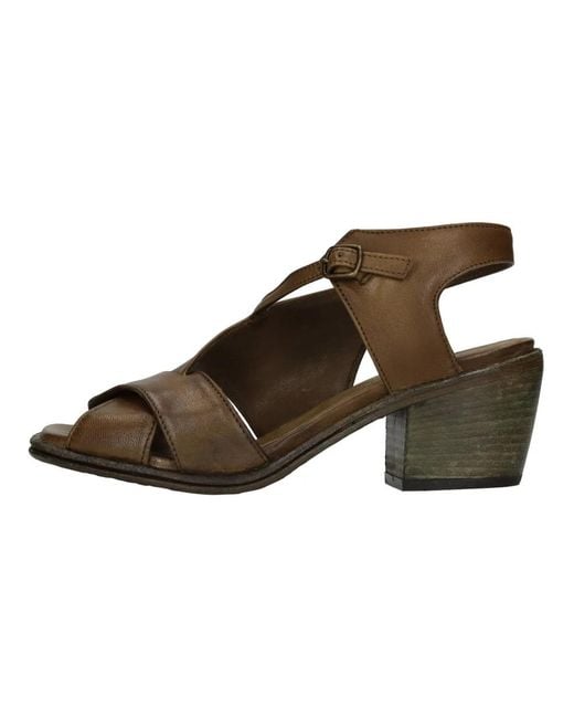 Hundred 100 Brown High Heel Sandals