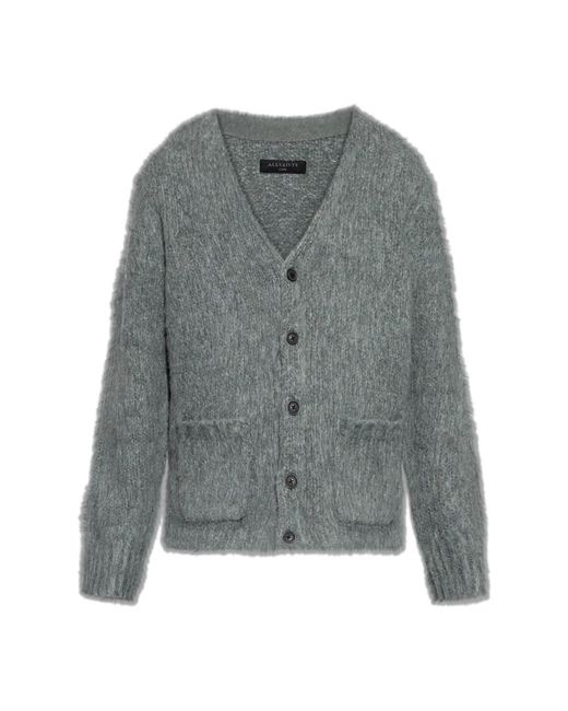 Cardigans AllSaints pour homme en coloris Gray