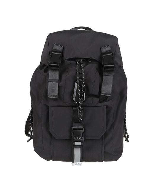 A.P.C. Black Backpacks for men