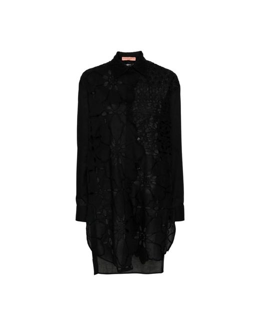 Ermanno Scervino Black Shirt dresses