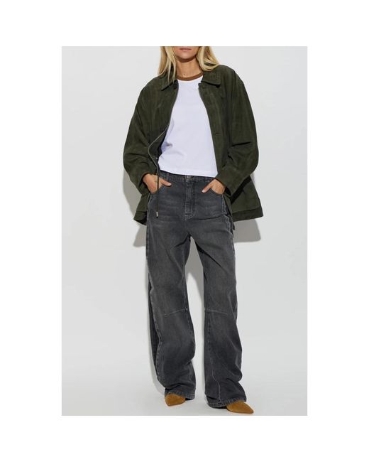 Leather Jackets Arma de color Green