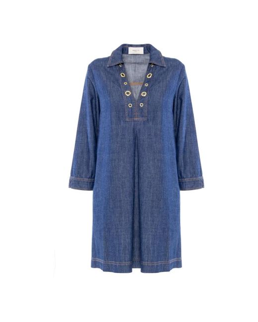 Nenette Blue Short Dresses