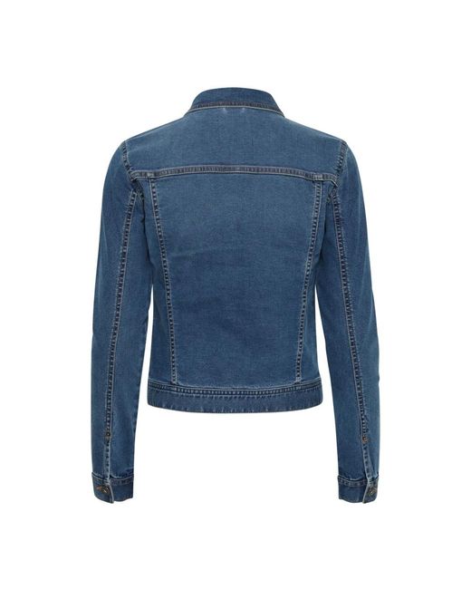 Denim Jackets Ichi de color Blue