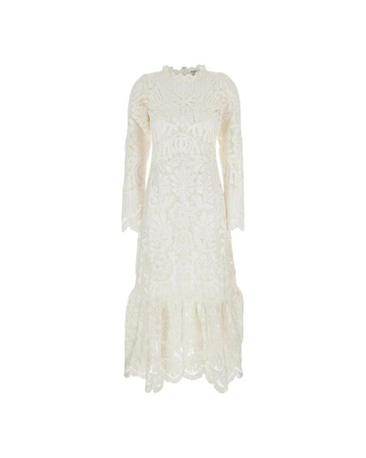 Sea Midi Dresses in het White