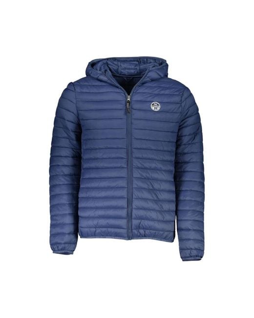 North Sails Blue Winter Jackets for men