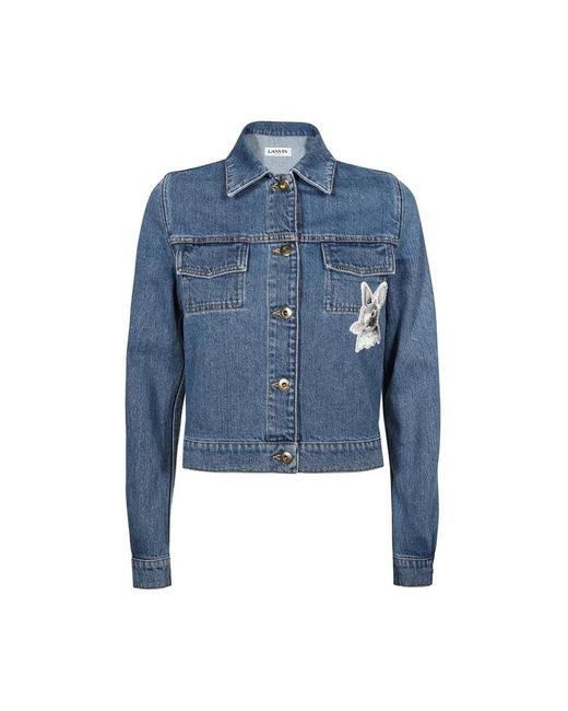 Denim Jackets Lanvin de color Blue