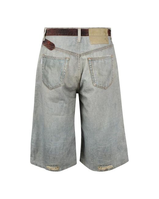 Haikure Gray Denim Shorts