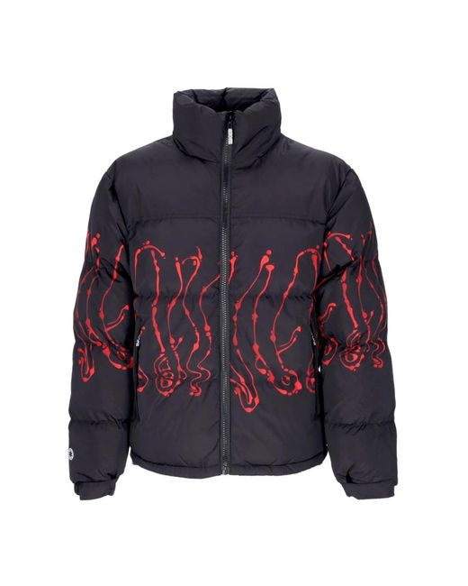Octopus Blue Winter Jackets for men