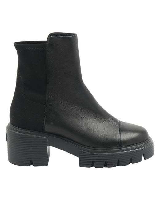 Stuart Weitzman Black Heeled Boots
