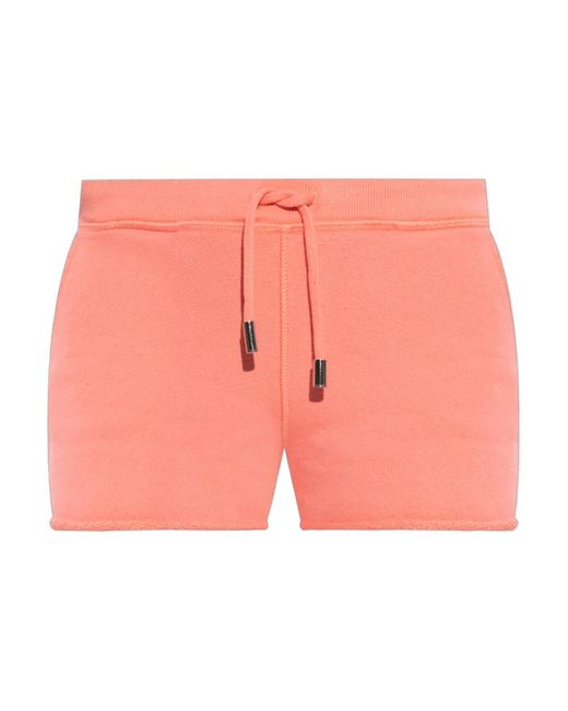 DSquared² Korte Broeken ,Roze ,Katoen Shorts Capsule Summer Lovers in het Pink