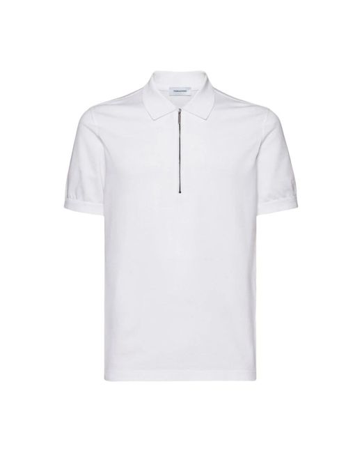 Ferragamo White Polo Shirts for men