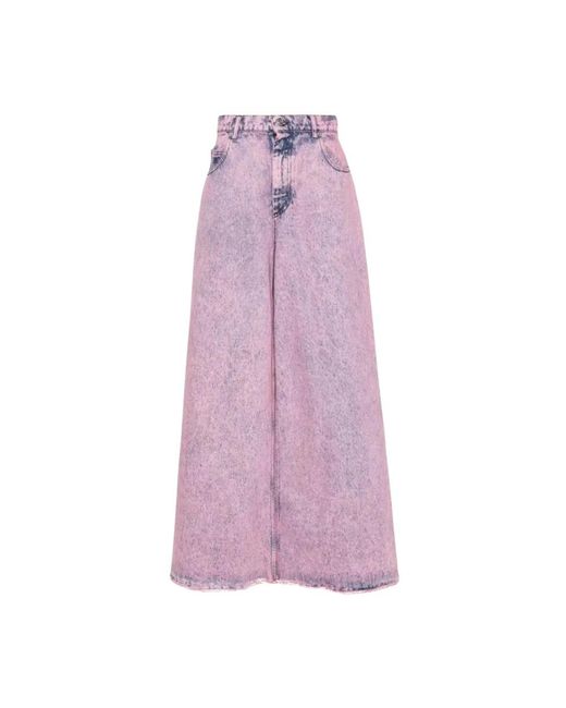 Marni Purple Wide Jeans