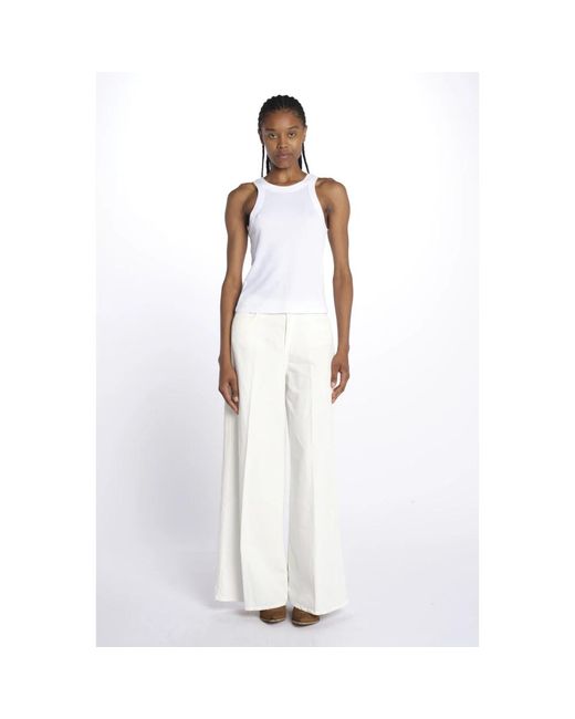 Ba&sh Tops ,Wit ,Katoen Cynda Top in het White