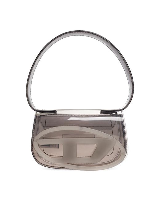 DIESEL Gray Shoulder Bags