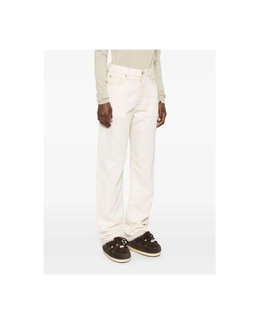 DARKPARK White Locker Geschnittene Tencel Baumwollhose Mit Futter