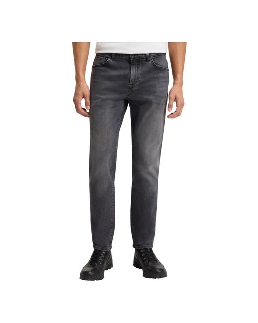 Boss Gray Slim Fit Jeans for men