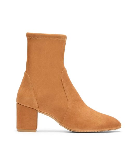 Stuart Weitzman Brown Heeled Boots