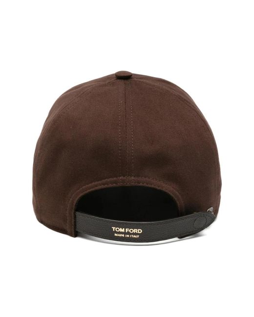 Caps Tom Ford pour homme en coloris Brown