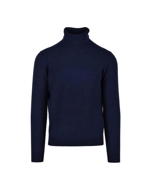 Kangra Blue Turtlenecks for men