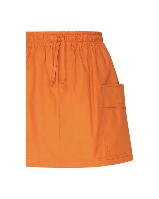 Mariuccia Milano Orange Short Skirts