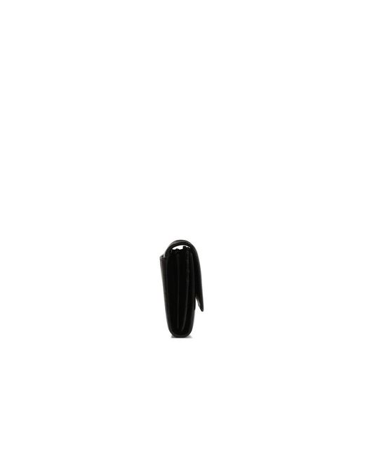 Kazar Accessoires ,Zwart ,Leer Zwarte Rechthoekige Leren Portemonnee in het Black