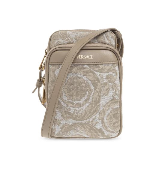 Cross Body Bags di Versace in Gray da Uomo