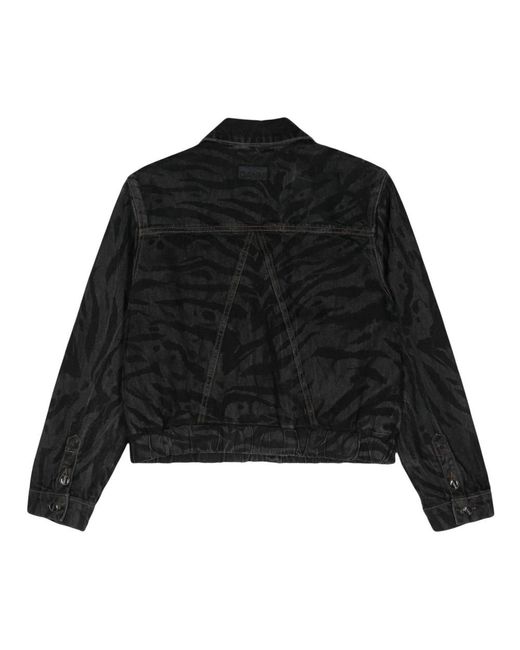 Ganni Black Denim Jackets