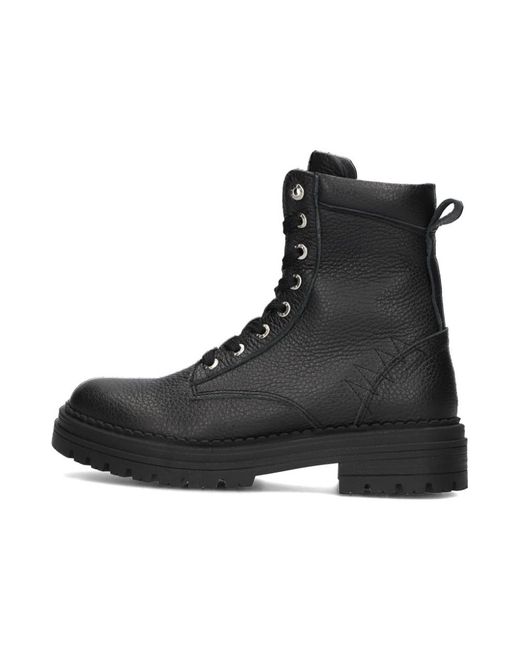 RED-RAG Black Schnürstiefel