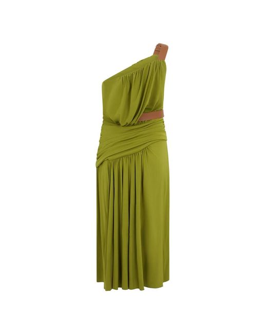 Alberta Ferretti Green Midi Dresses
