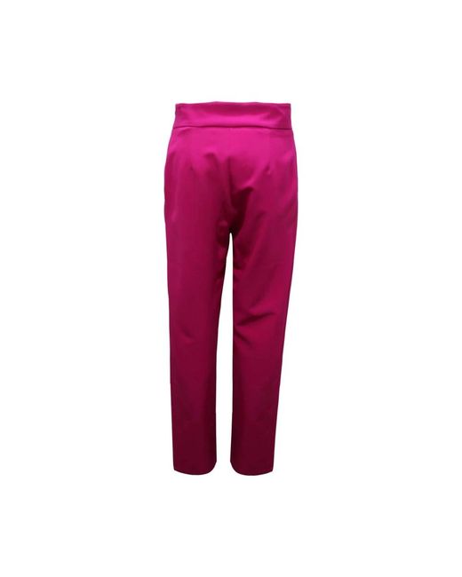 Kocca Red Straight Trousers
