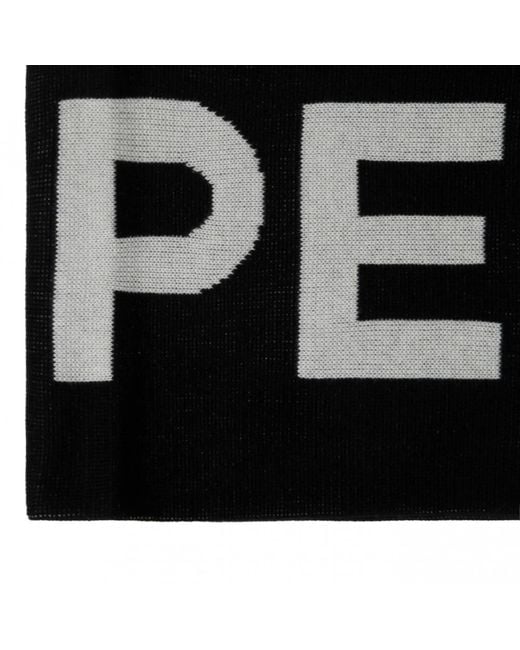 Fred Perry Black Winter Scarves for men